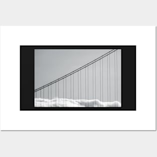 Golden Gate Bridge Fog Posters and Art